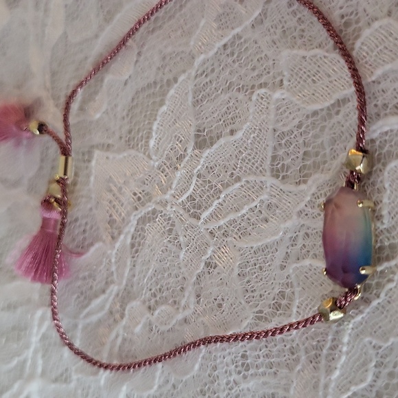 Kendra Scott "Everlyne" Pink/blue Cord Adjustable Friendship Bracelets - Picture 2 of 5